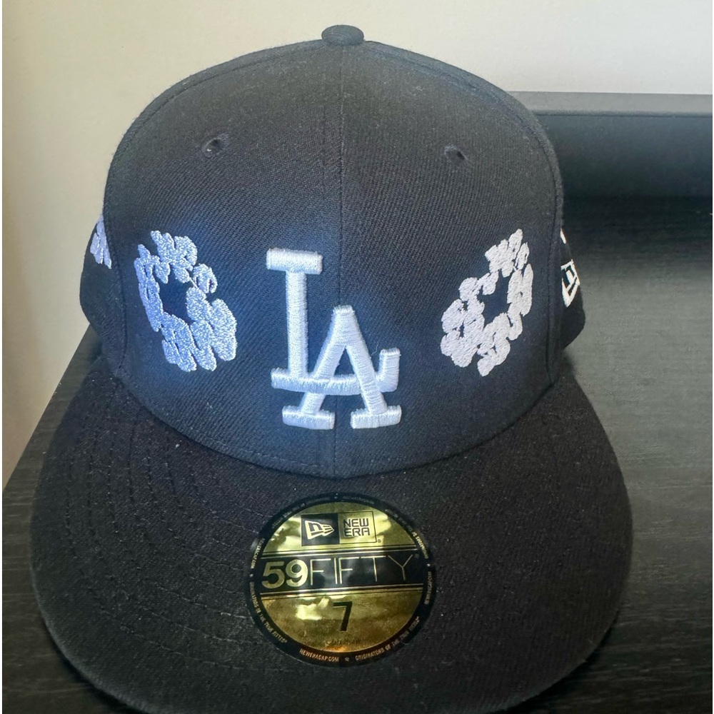 Custom Denim Tears x Dodgers fitted cap